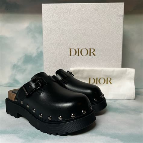 dior calfskin clog